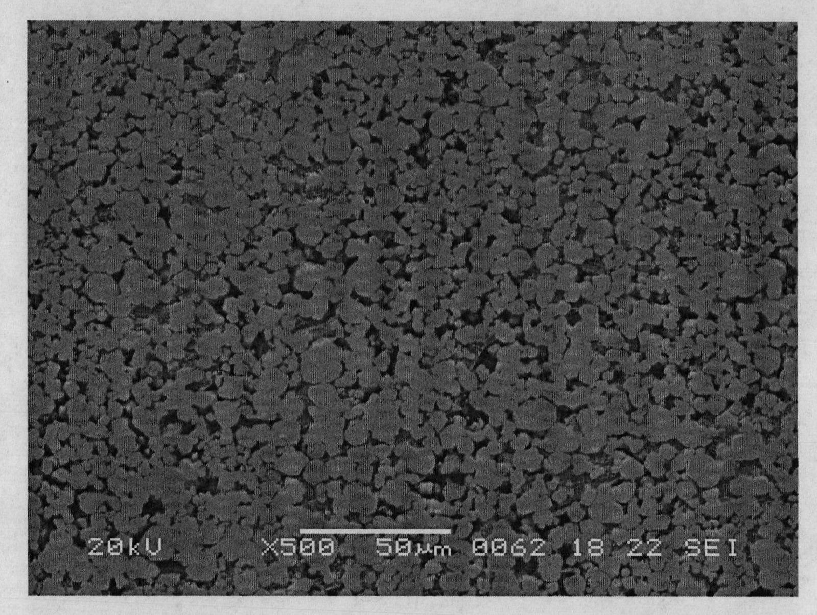 Preparation method of novel tungsten-copper-zinc alloy material