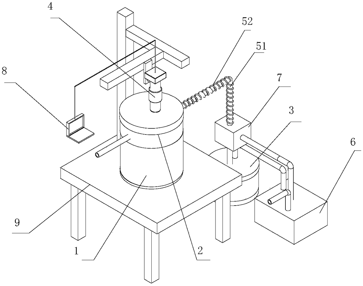 A semiconductor wet oxidation apparatus