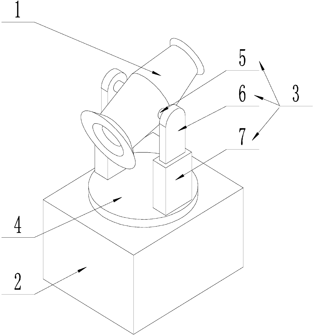 Fixing method of environment-friendly dust falling device