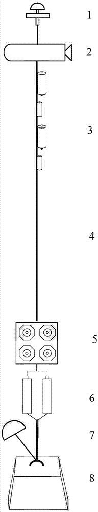 Three-point type deep-sea subsurface buoy positioning method