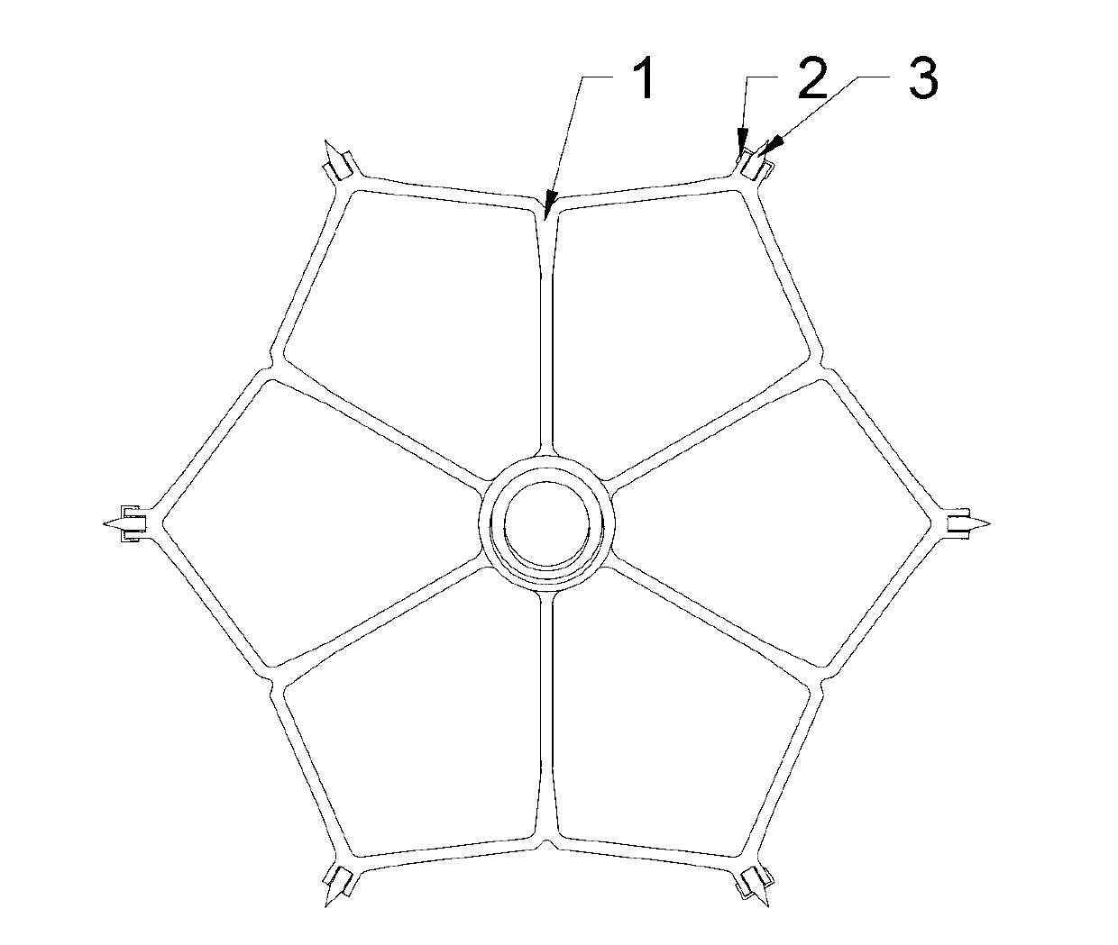 Left auricle plugging device and transport system