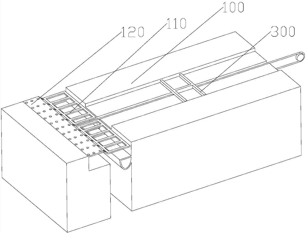 Cow barn dung-urine separating device