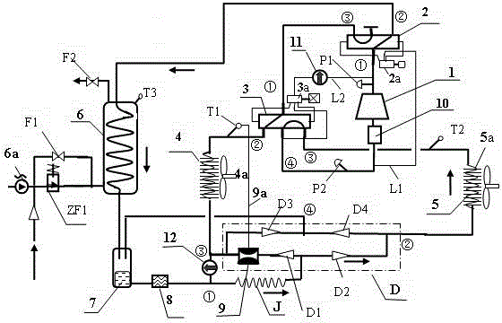 Practical multifunctional water-heating air-conditioner