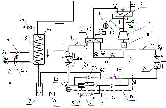 Practical multifunctional water-heating air-conditioner