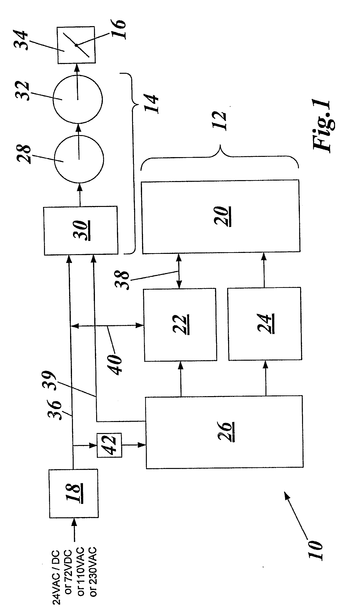 Safety drive for a flap or a valve