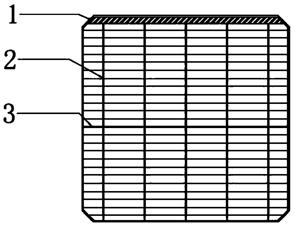 Solar cell string structure