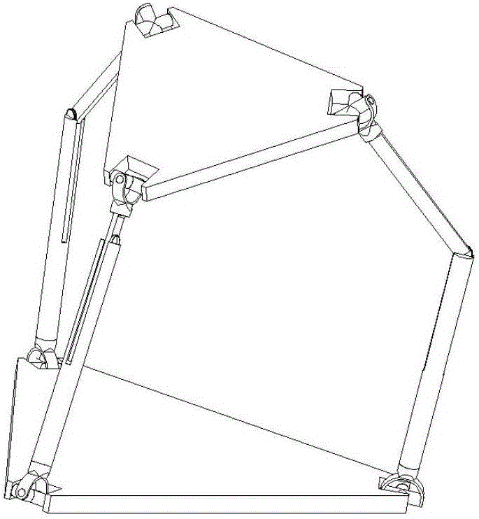 Symmetrical and asymmetrical reconfigurable four-configuration parallel platform