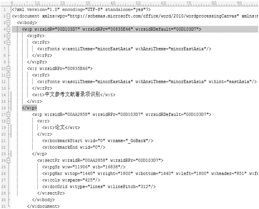 Reference format checking method