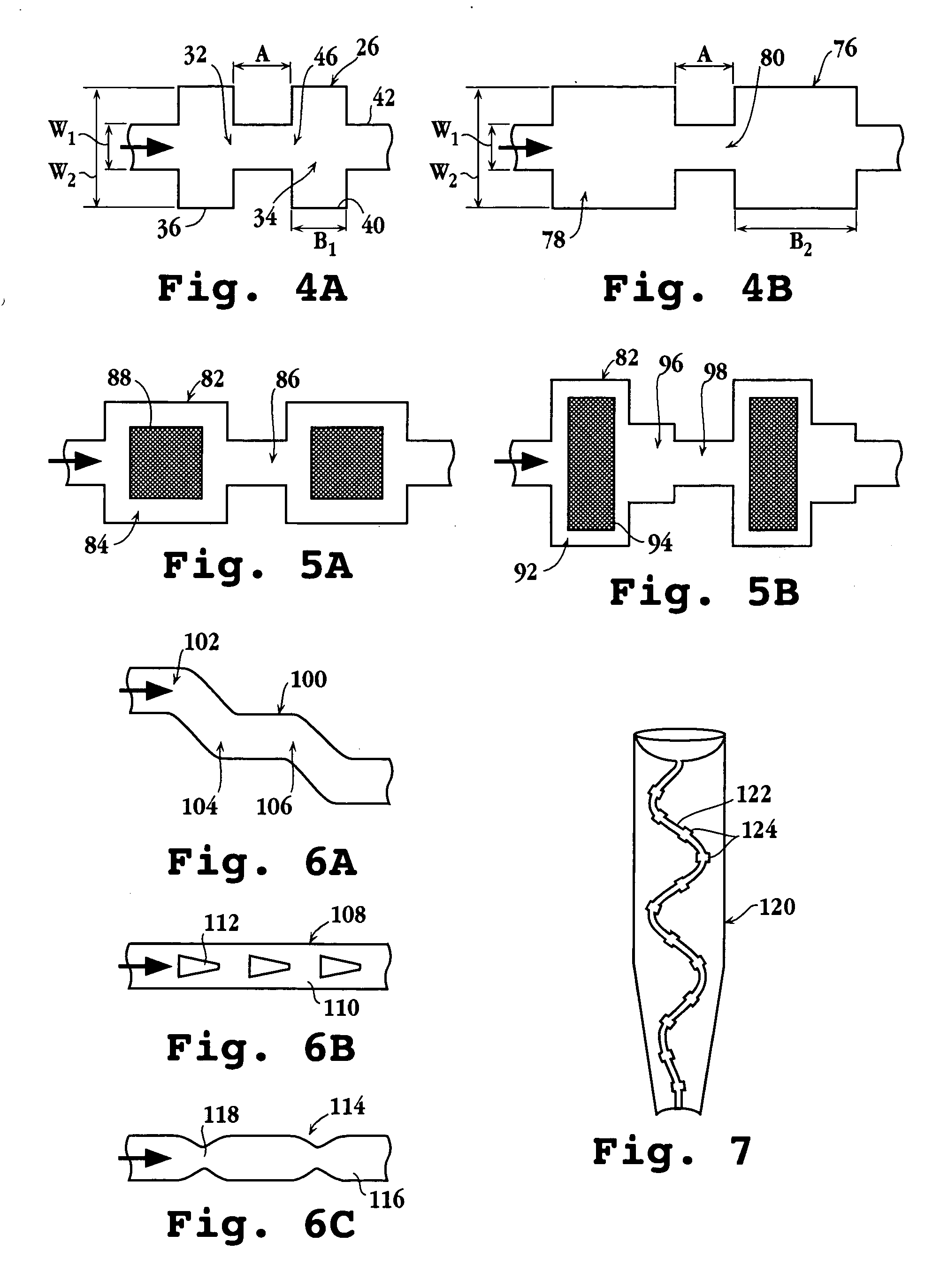 Device and method for fragmenting material by hydrodynamic shear