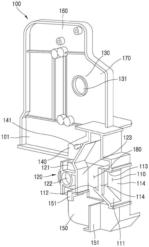 Adjusting device for door opening speed of cooking equipment with automatic opening structure