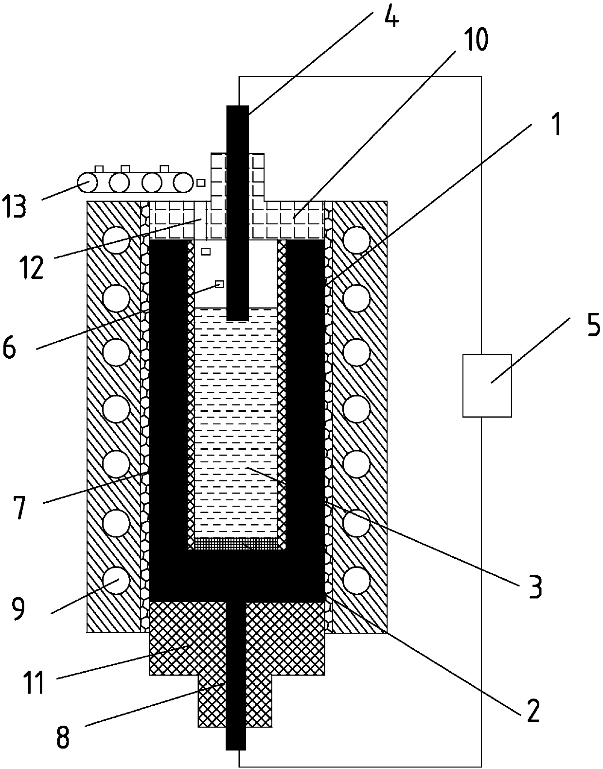 A process for inducing alloy directional solidification growth and strengthening alloy refining process by direct current electric field