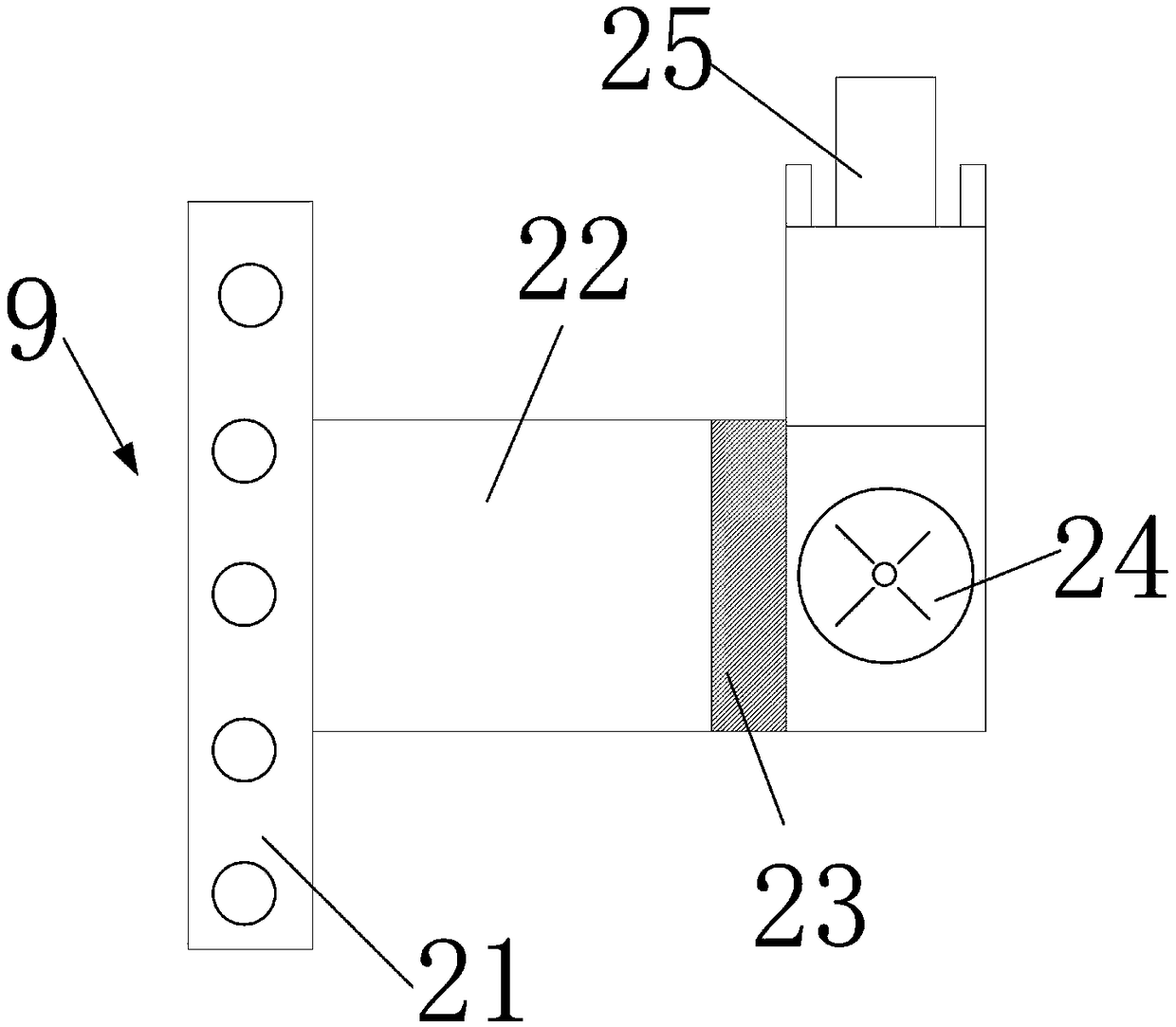 Textile device with automatic dust removing function