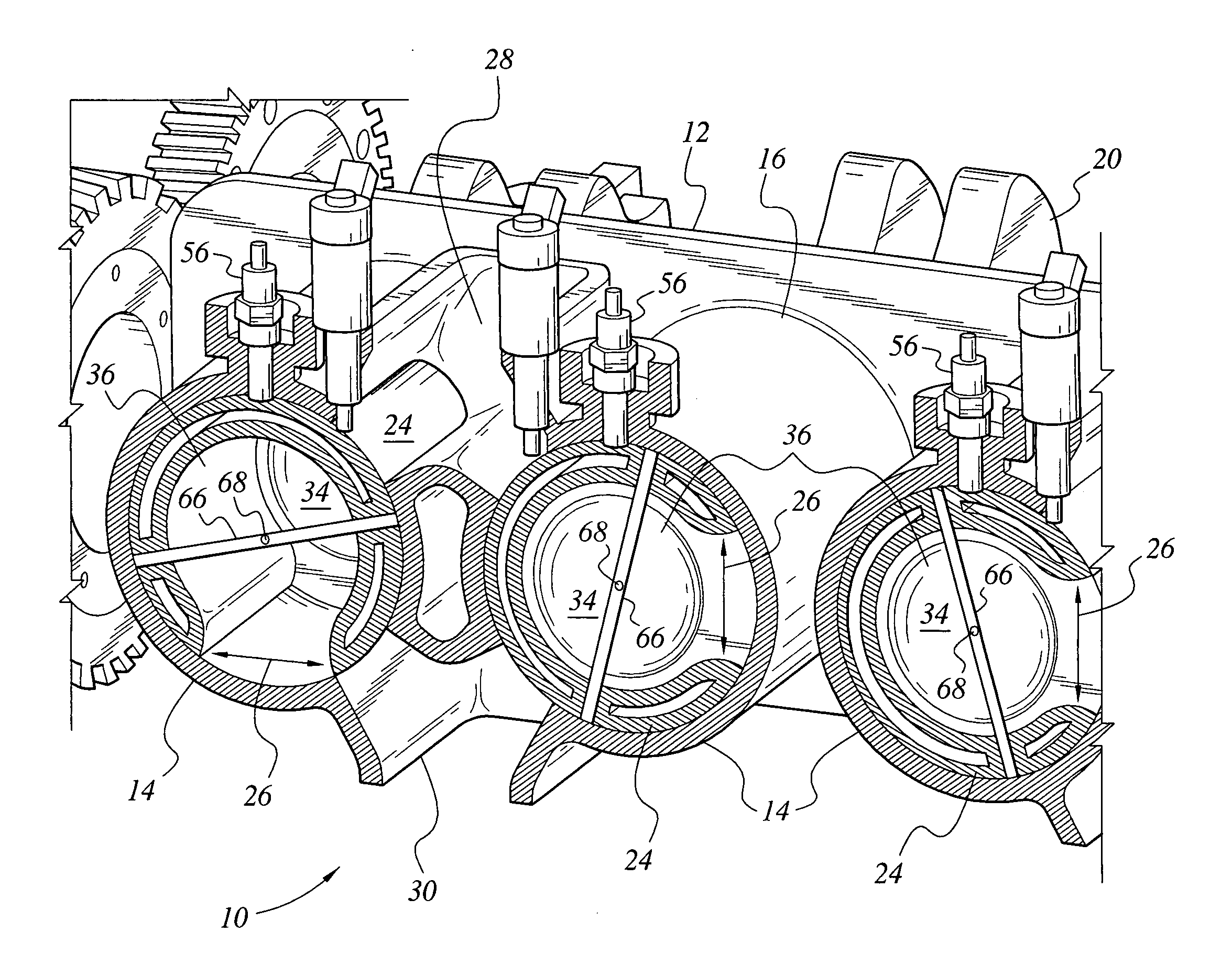 Centrally located ignition source in a combustion chamber