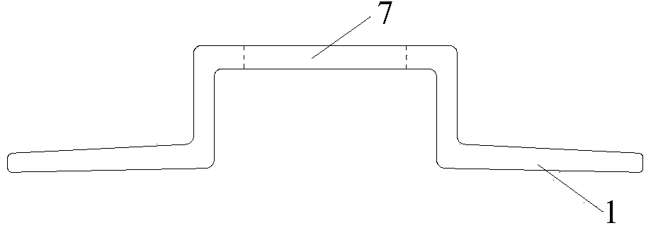 Mining anchoring steel belt and roadway top plate anchor rod supporting method