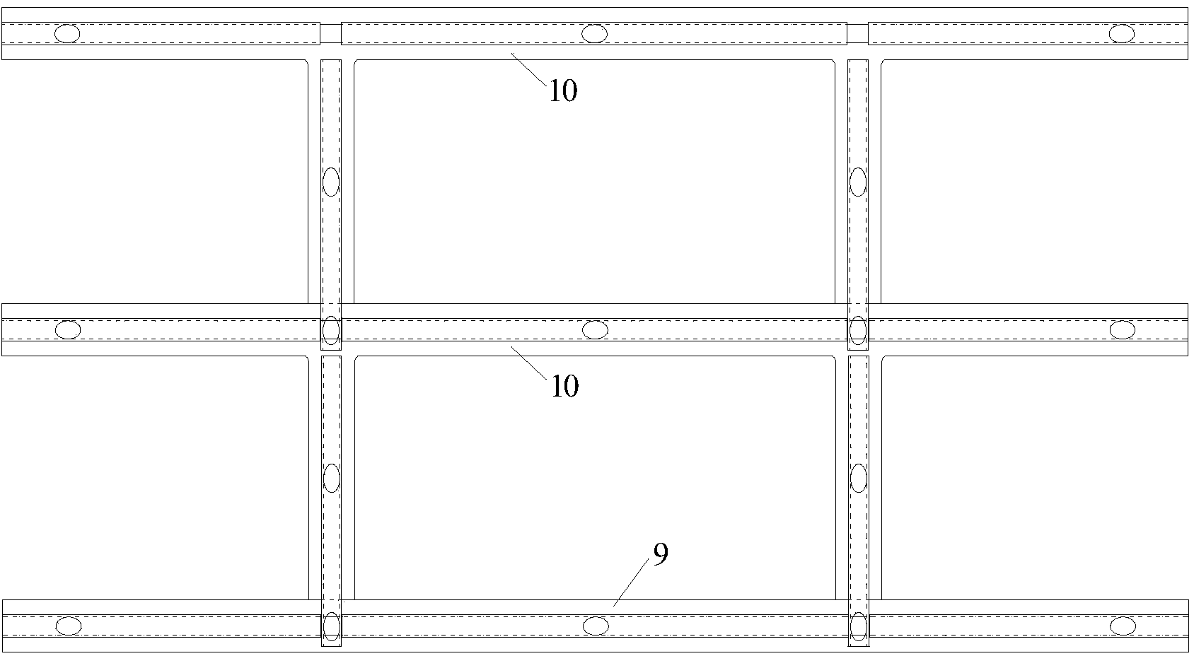 Mining anchoring steel belt and roadway top plate anchor rod supporting method