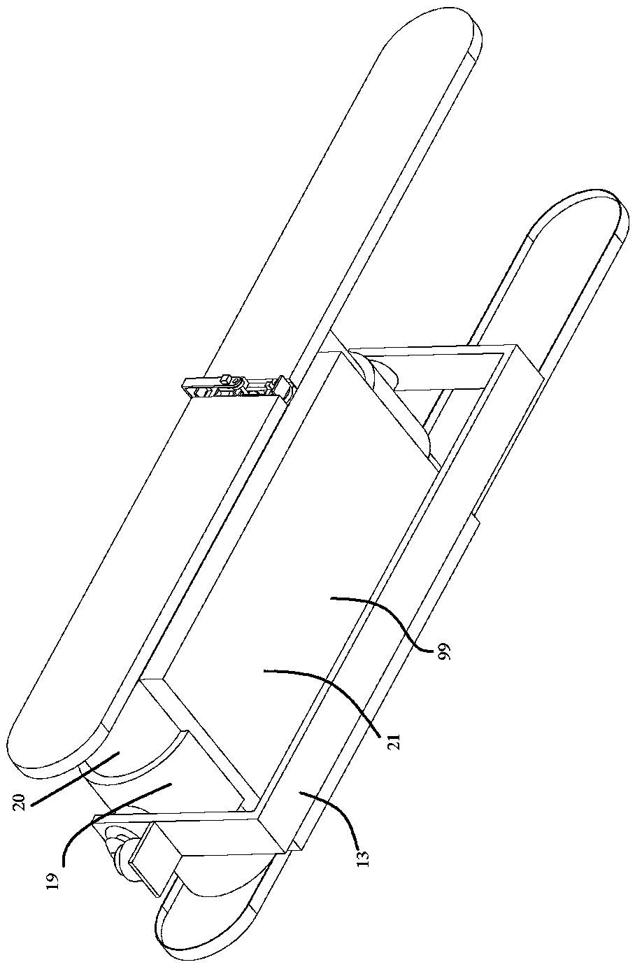 Medicinal material frying and crushing equipment