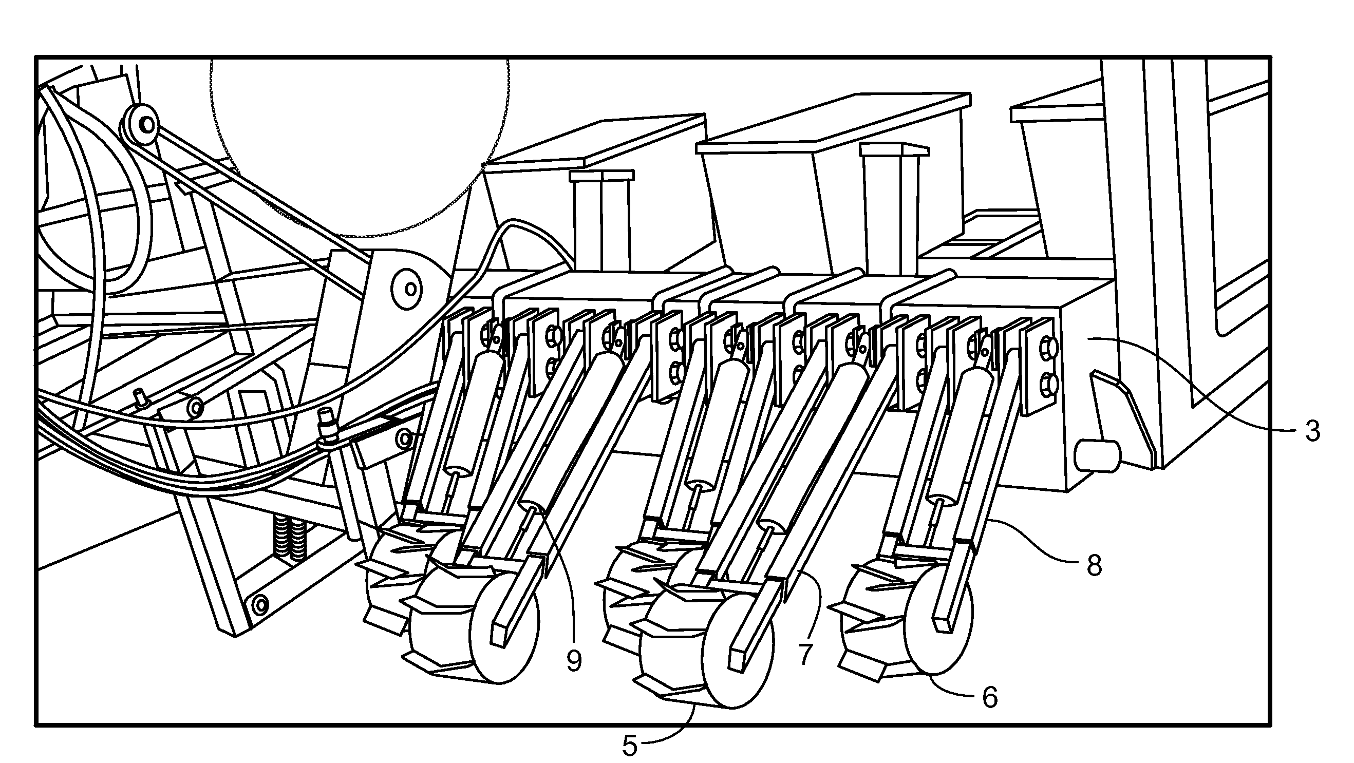 Flex roller-crimper for improved management and termination of cover crops and other plant material