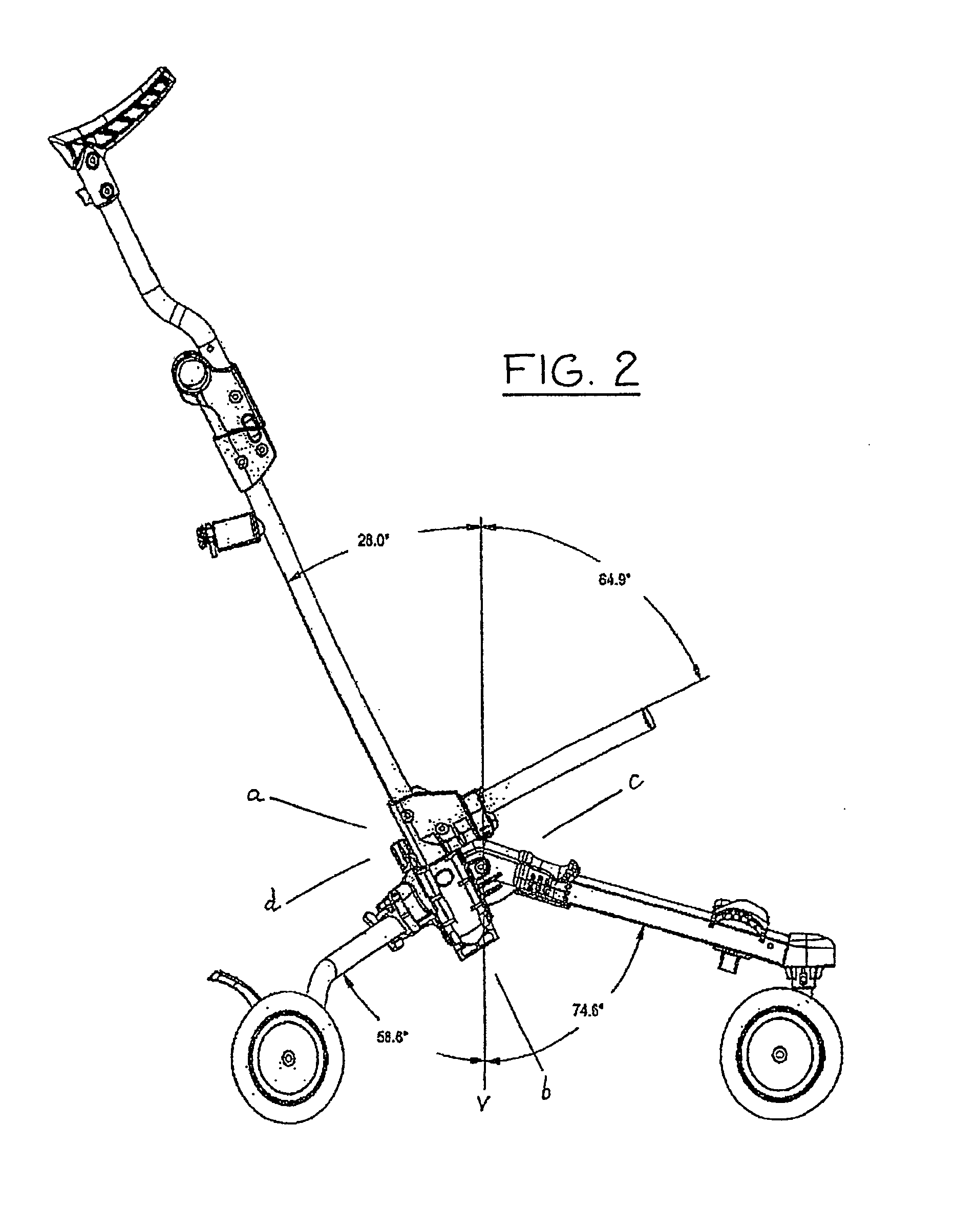 Collapsible supporting structure