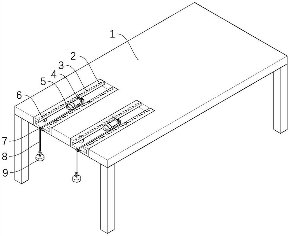 Postoperative rehabilitation training device for total hip replacement patient