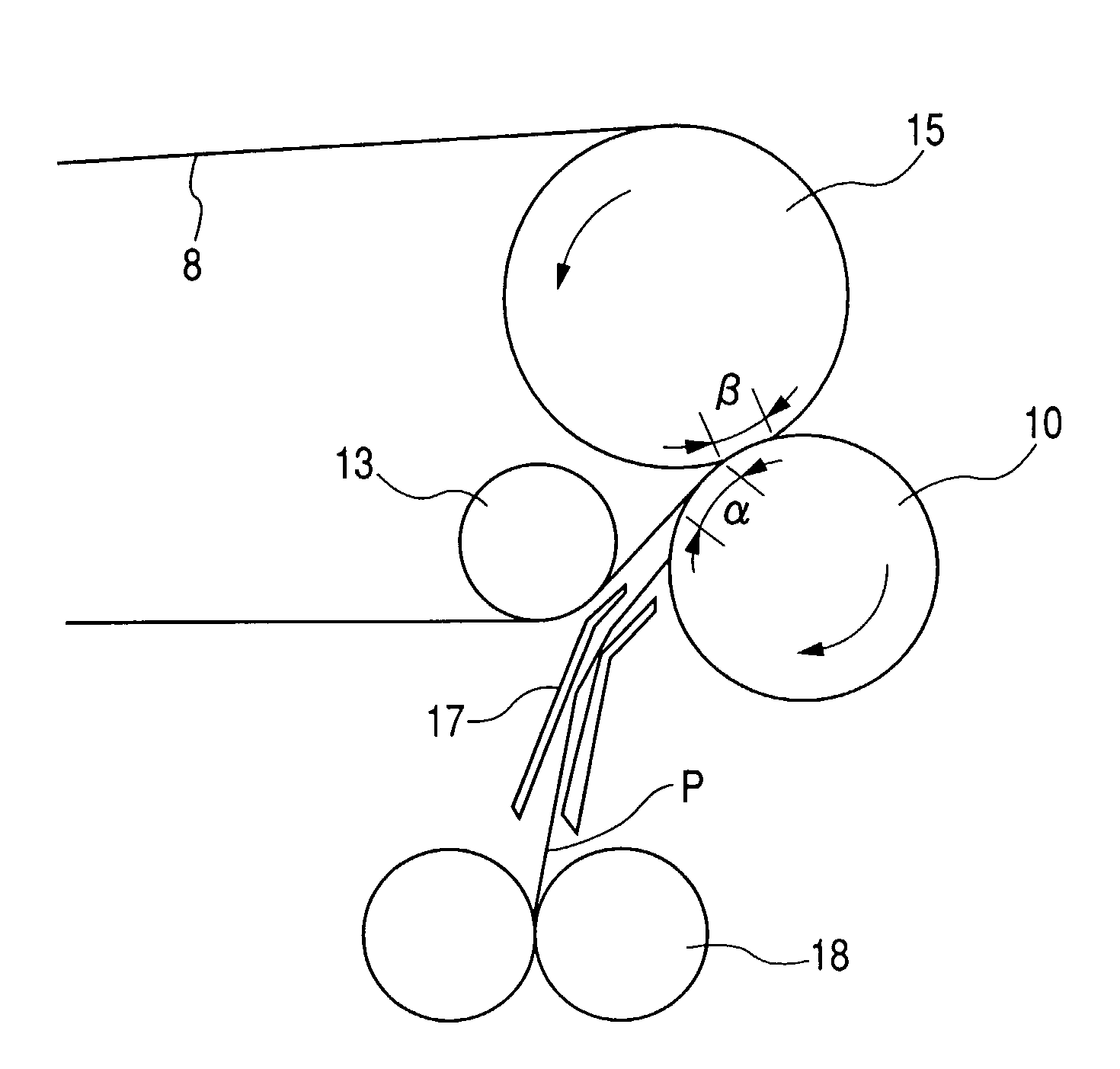 Image forming apparatus having a transferring member