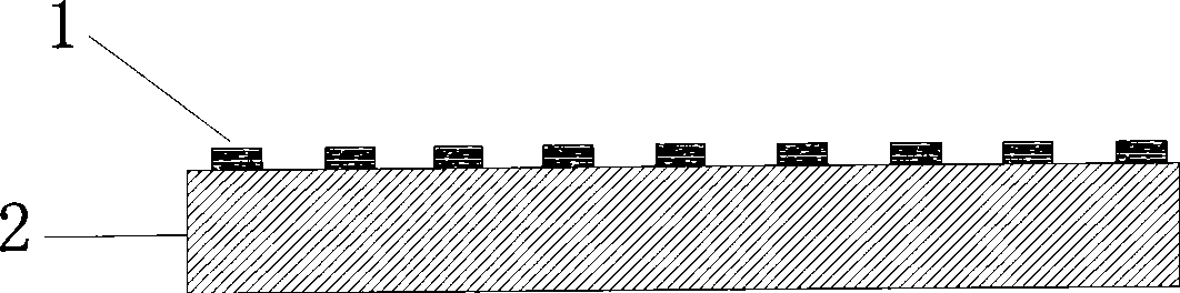 Antiskid glass and method of manufacture