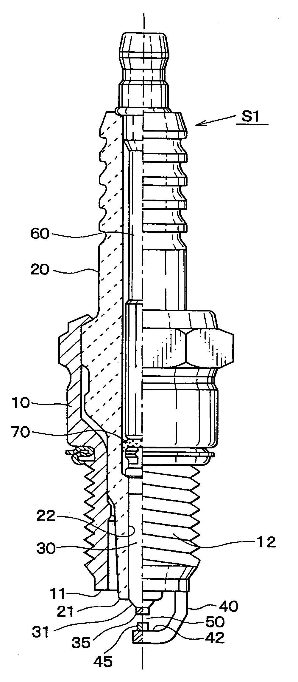 Alumina-based ceramic composition and spark plug using the same