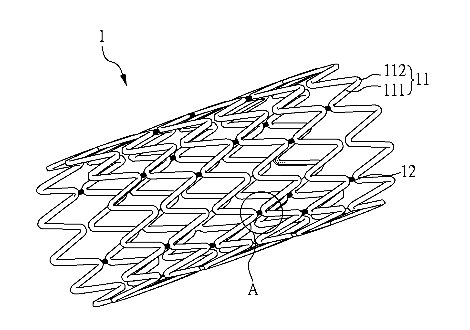 Intravascular stent with helical struts and specific cross-sectional shapes