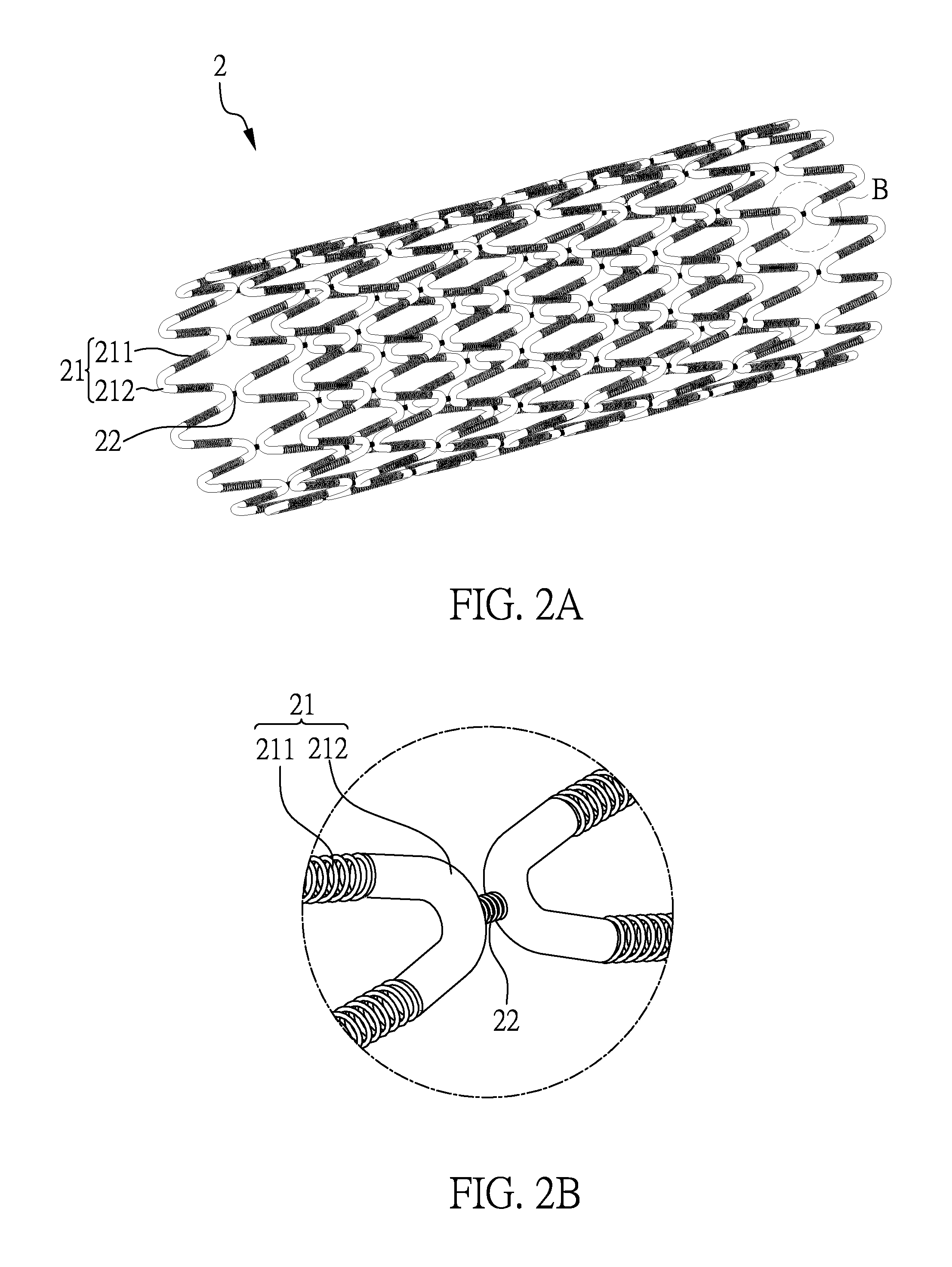 Intravascular stent with helical struts and specific cross-sectional shapes