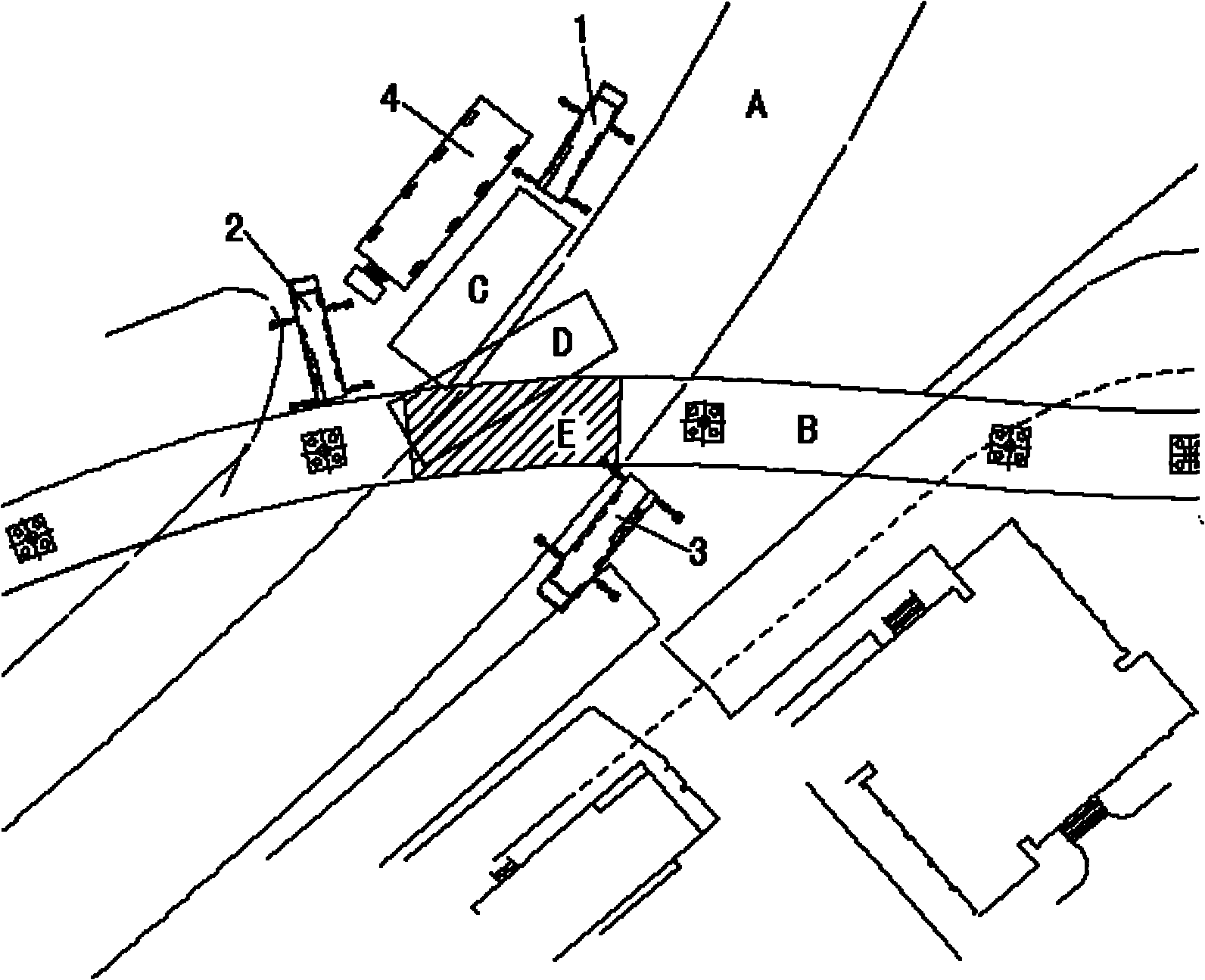 Construction method for hoisting steel-structure box girder to cross original high racks