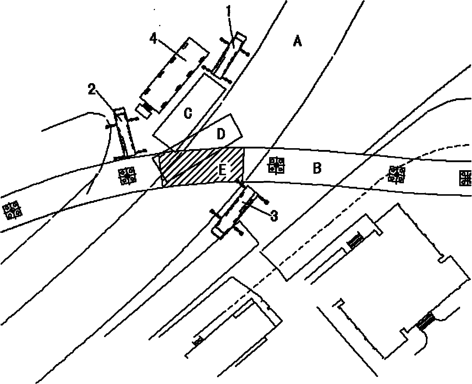 Construction method for hoisting steel-structure box girder to cross original high racks