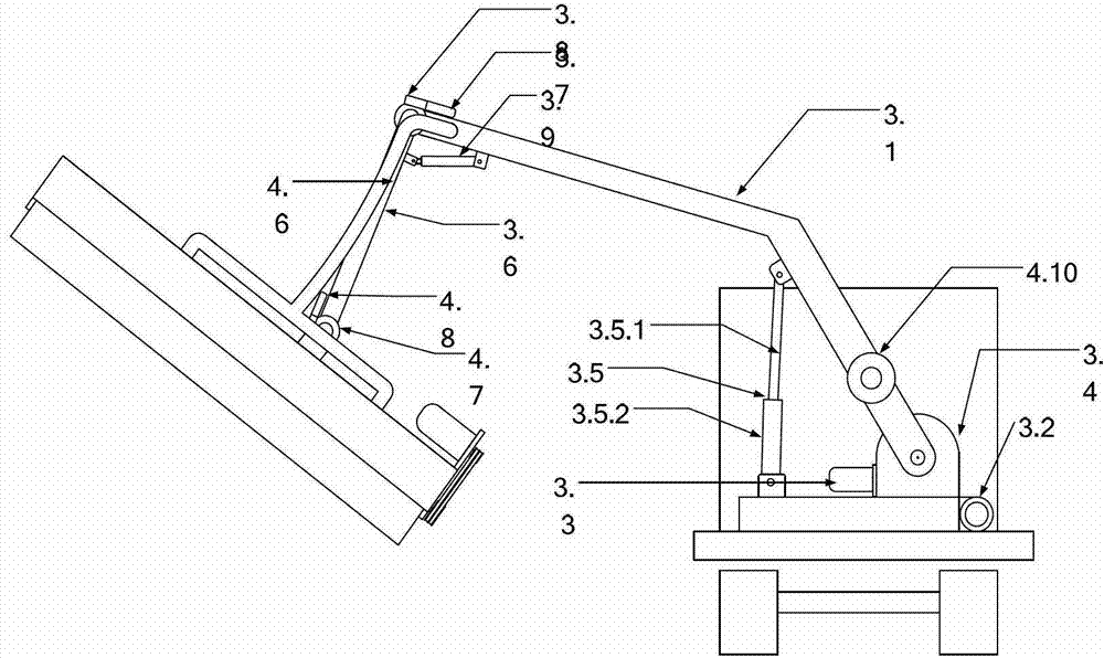 Full-automatic intelligent cleaning device of photovoltaic power station modules