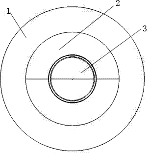 LED lens used for direct type liquid crystal backlight