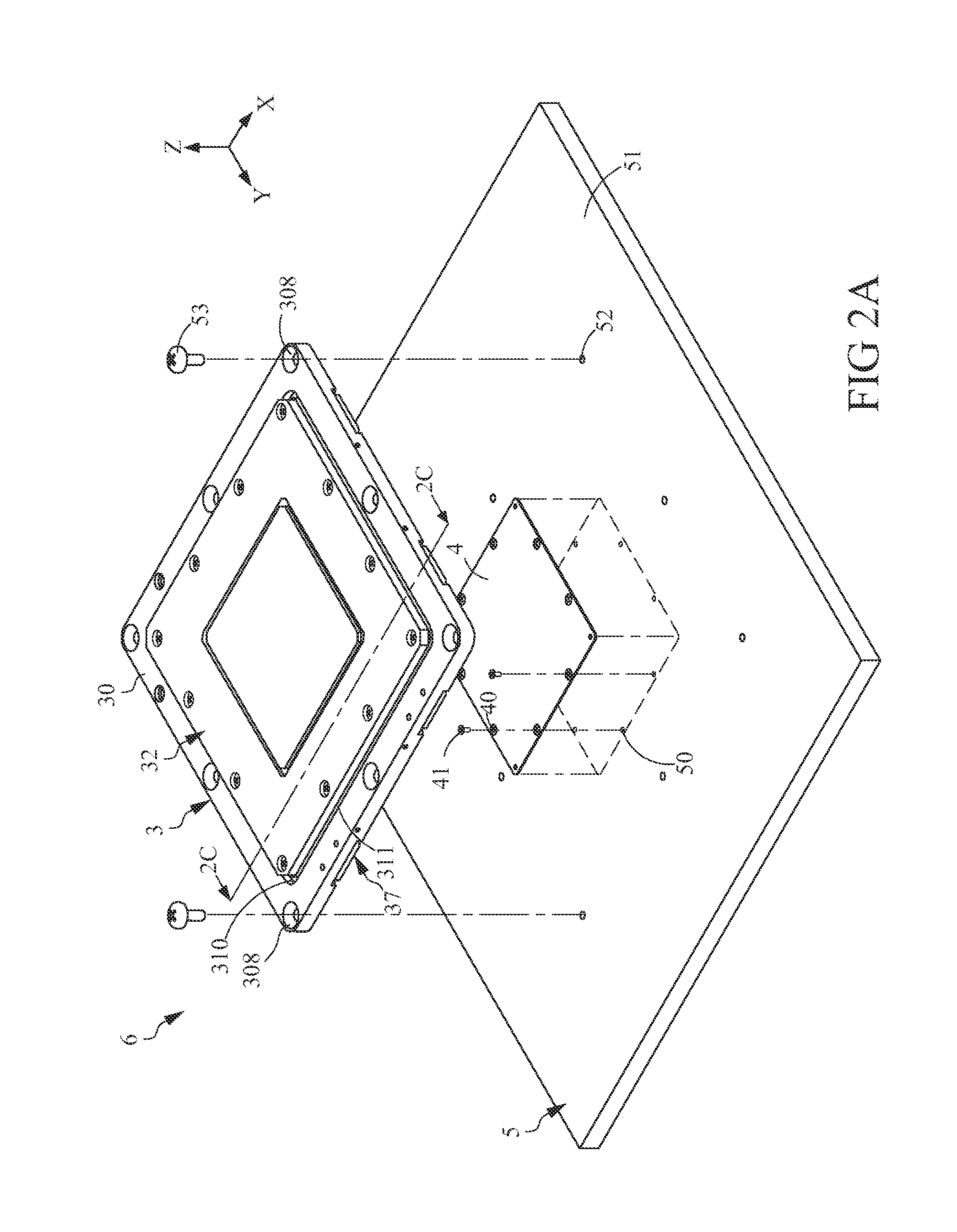 Position adjustable probing device and probe card assembly using the same