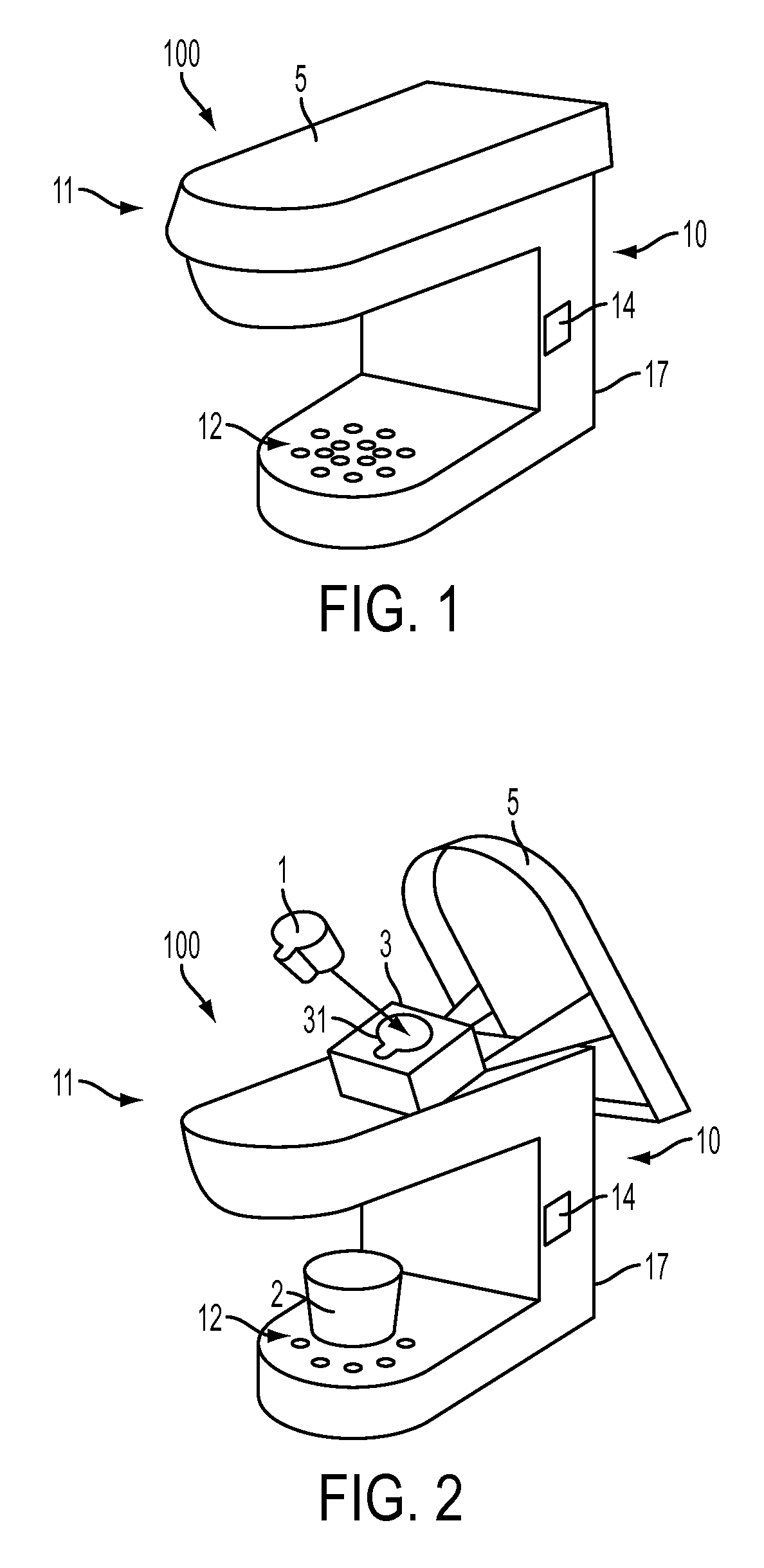 Beverage machine cartridge holder