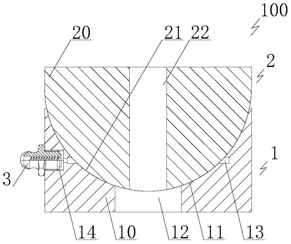 Device for eliminating circumferential stress of polished rod