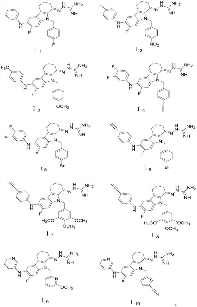 Tetrahydrocarbazole derivative as well as preparation method and application thereof