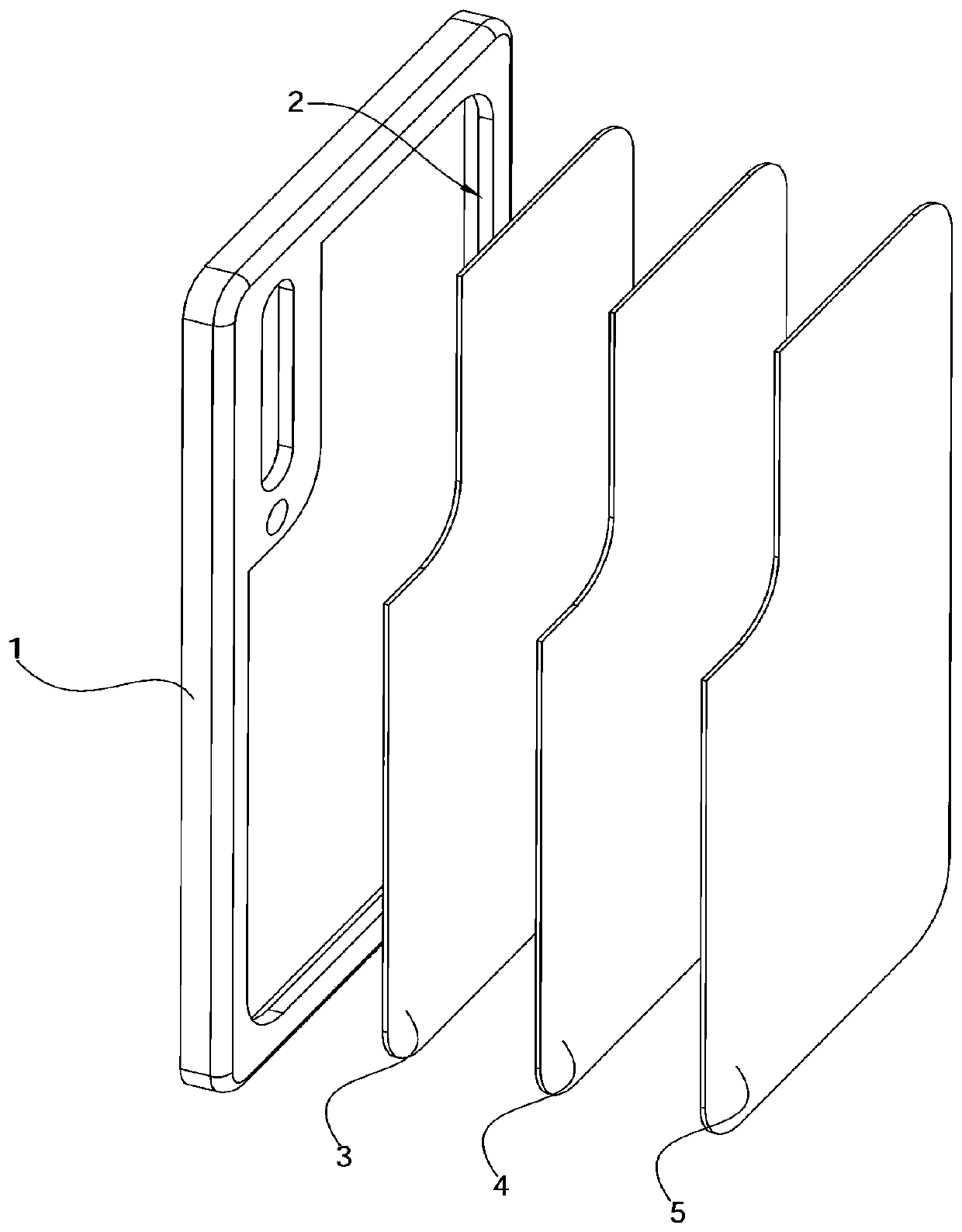 Mobile phone heat dissipating device