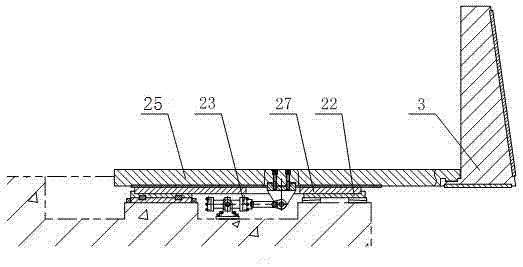 Single-main-cylinder pull-down type large ring piece bulging machine