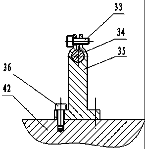 Gear double-face engagement precise detection device