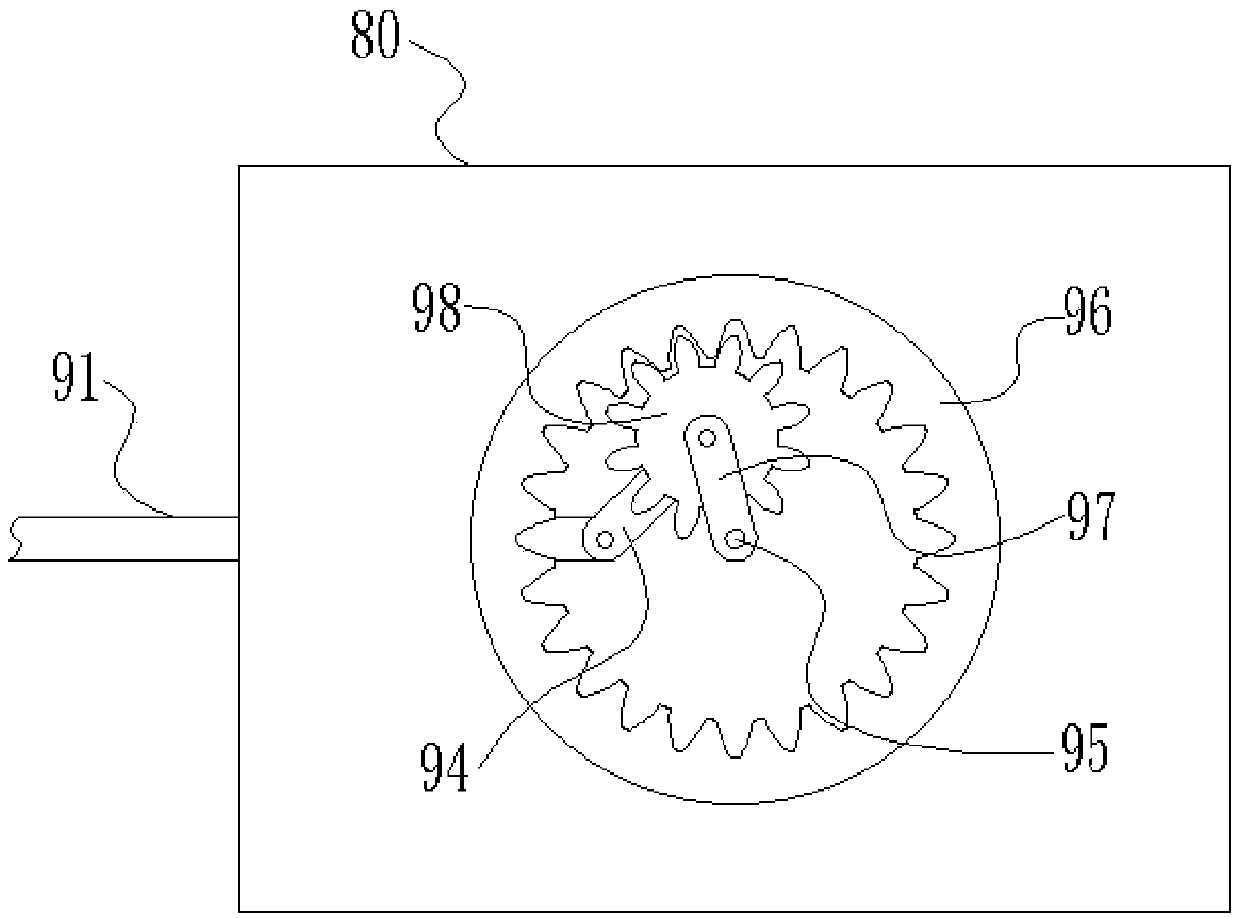 Cable winding and unwinding device, cable winding and unwinding equipment and cable winding and unwinding method