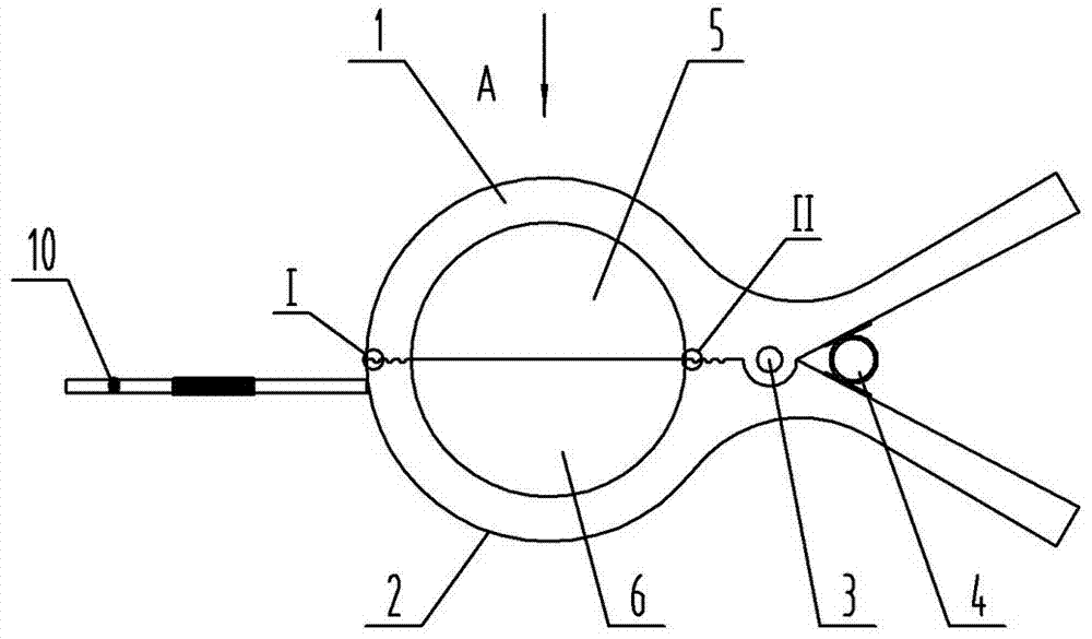 Medical intervention catheter or guide wire fixing clip