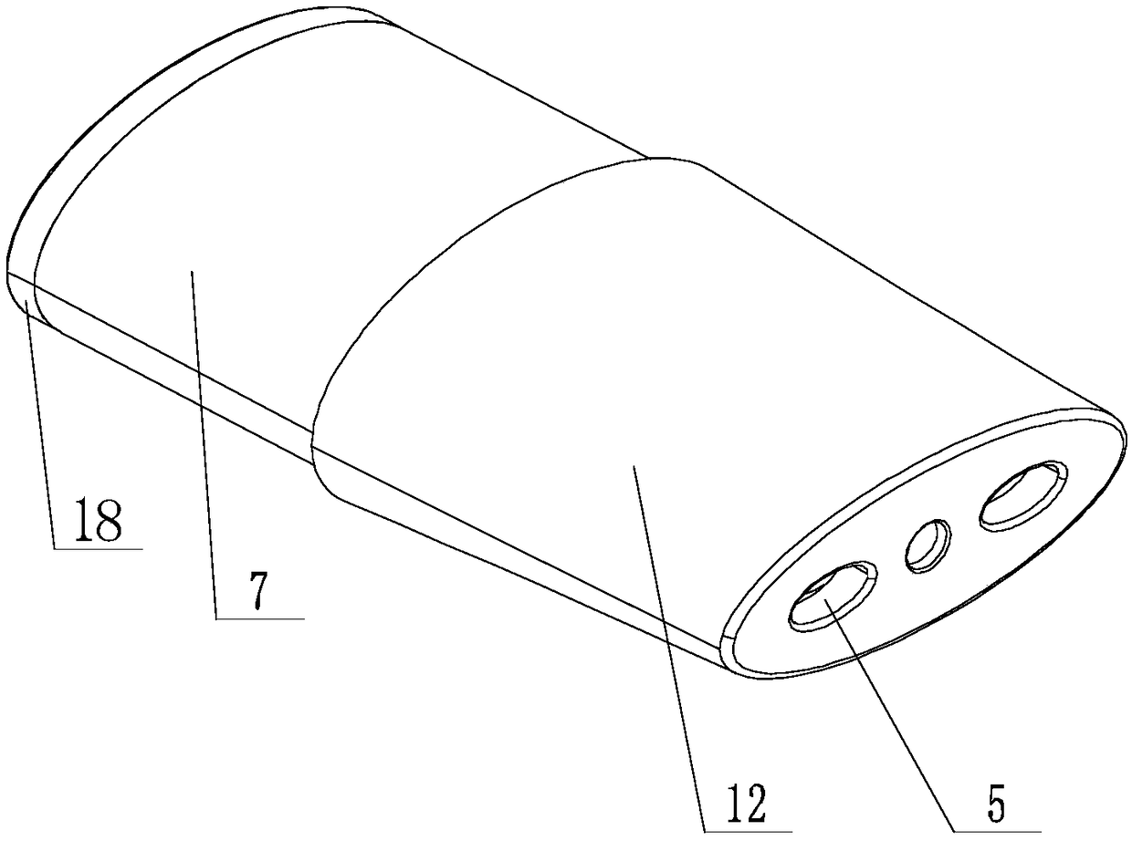 Smoke cartridge atomizer with T-shaped air path and electronic cigarette provided with smoke cartridge atomizer