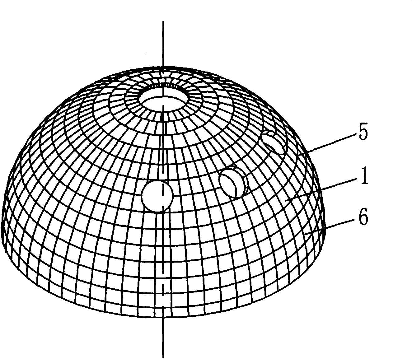 Artificial hip joint acetabulum outside liner