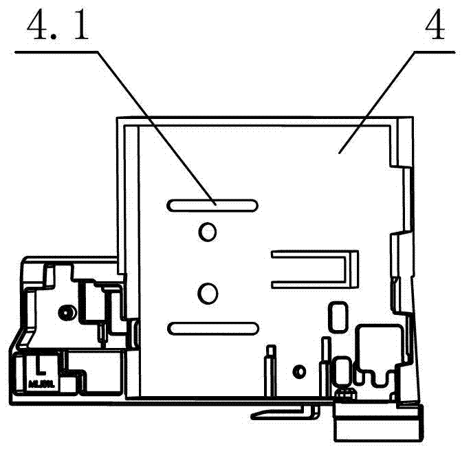 Unlocking device of drawer panel