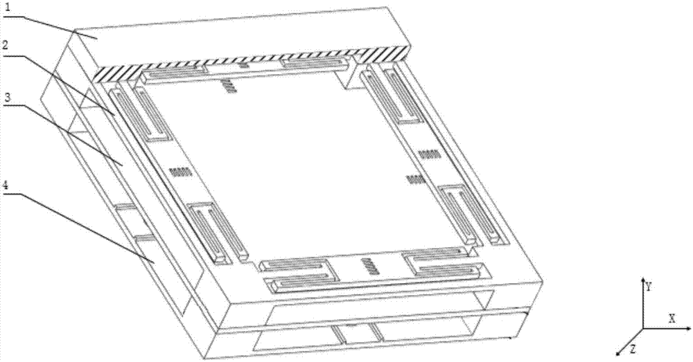 Non-resonance triaxial angular rate sensor for nano-optical grating