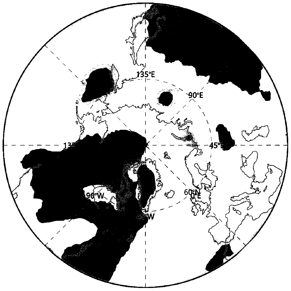 Cyclone center identification and radius evaluation method based on sea level air pressure data