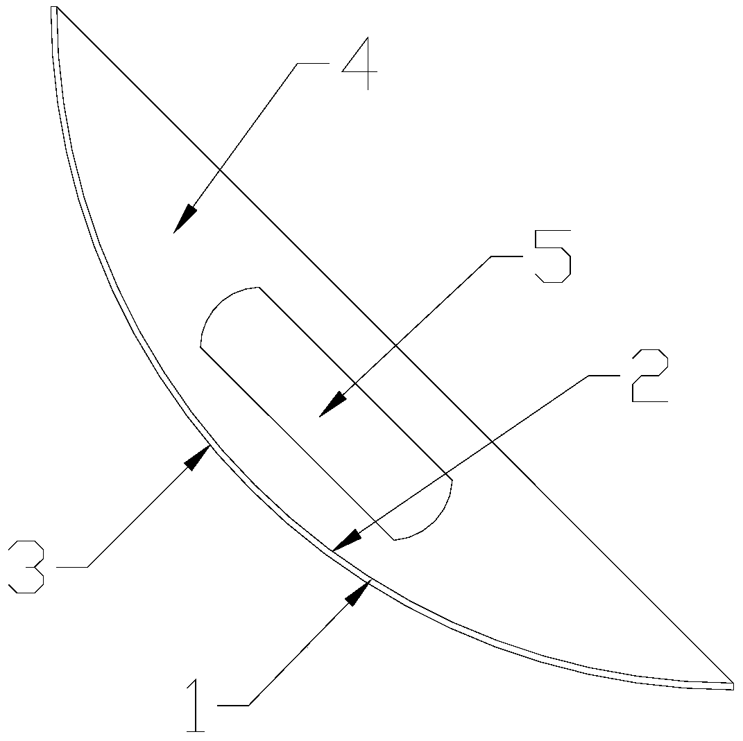 Arc-shaped plastering tool and use method thereof