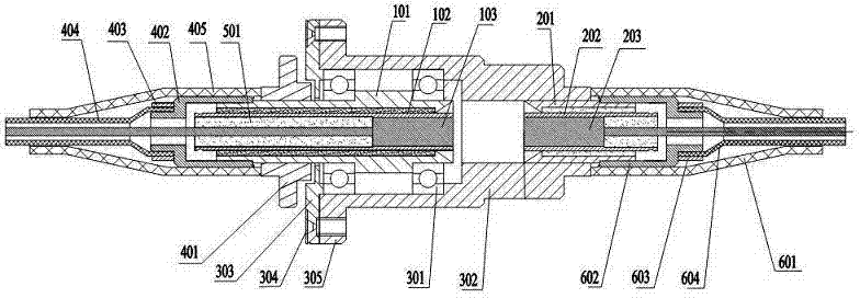 Device and method capable of realizing precise regulation of rotary single-path optical fiber connector