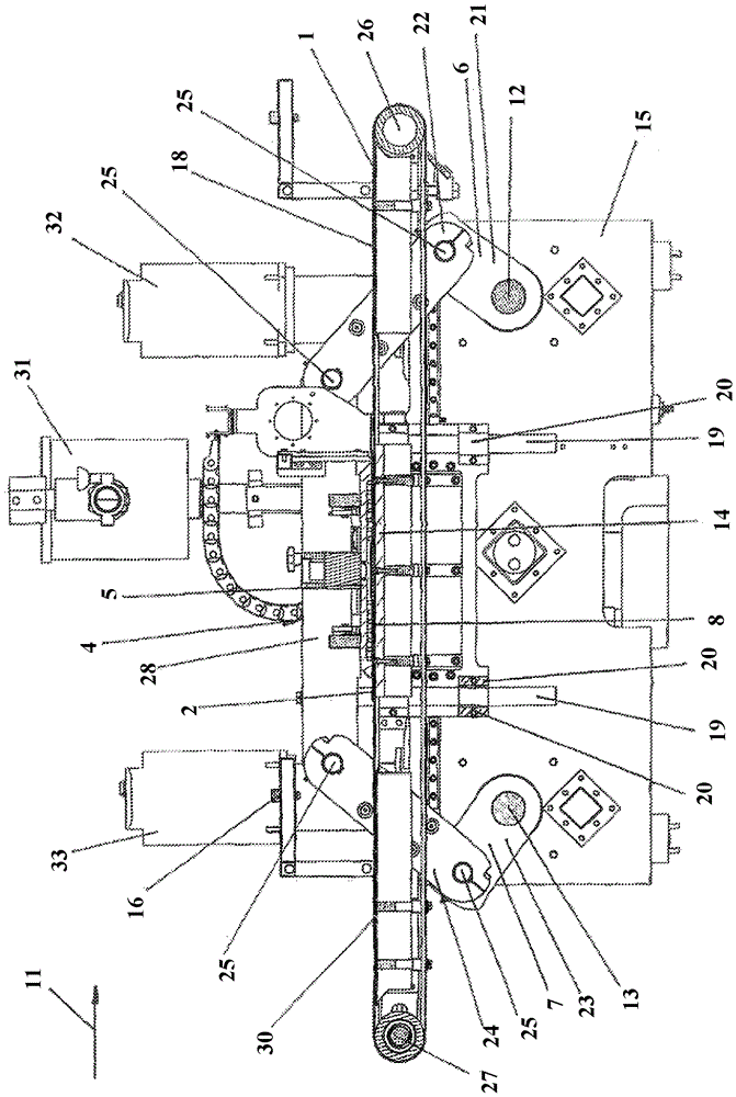 Device and method for producing wafer blocks