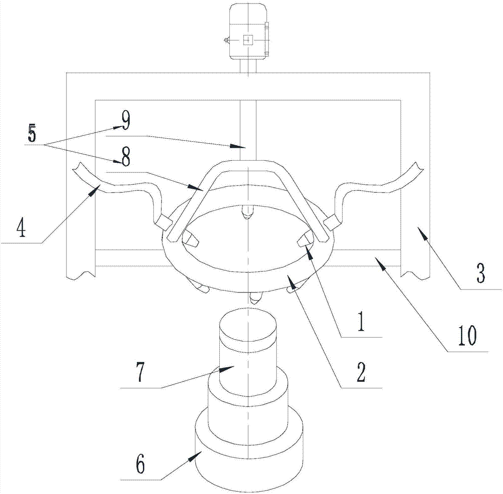 Gear trough impurity removal device